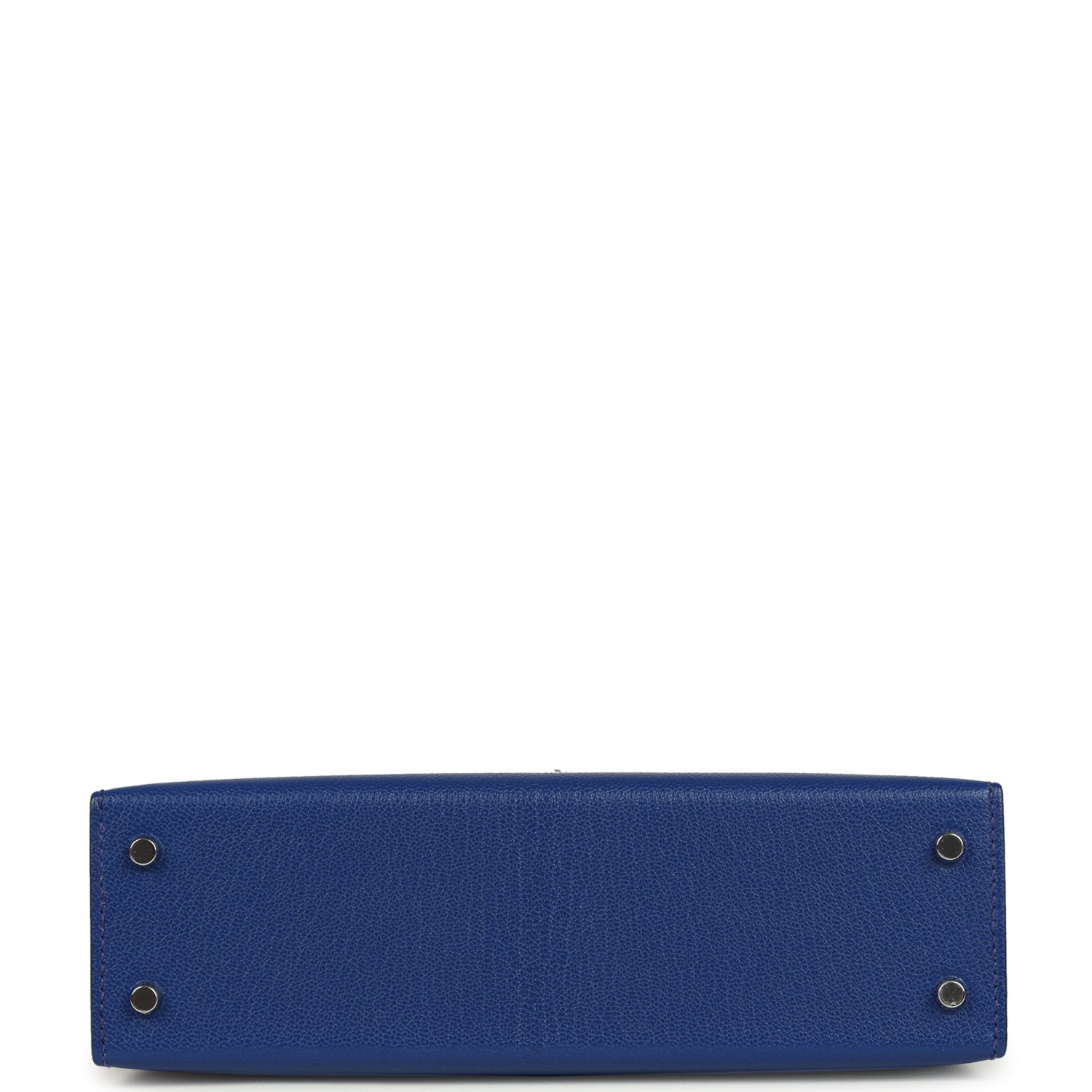 Hermes Kelly Sellier 20 Bleu Royal Chevre Chamkila and Ombre Varanus Salvator Lizard Touch Palladium Hardware