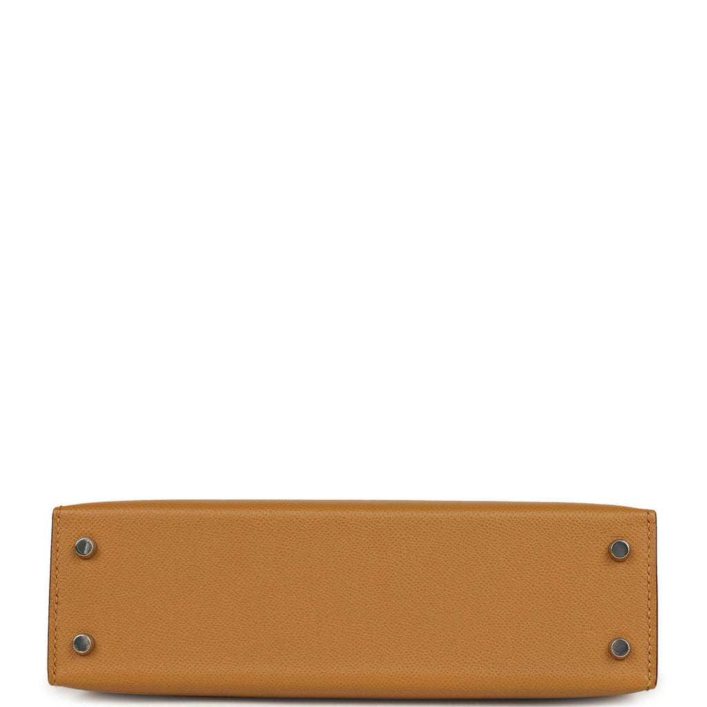 Hermes Kelly Sellier 20 Sesame Madame and Vanille Matte Alligator Touch Palladium Hardware