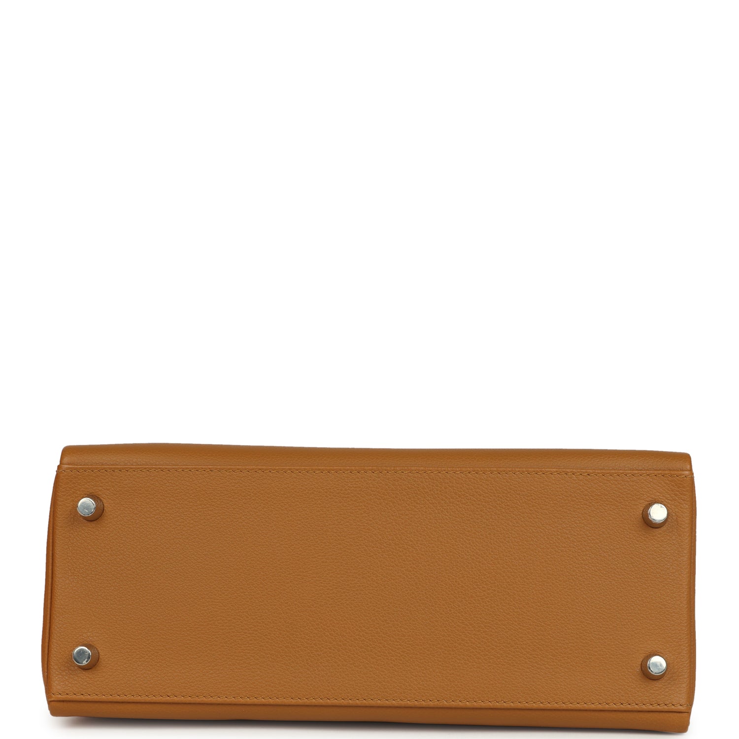 Hermes Kelly Retourne 28 Caramel Verso Evercolor Palladium Hardware