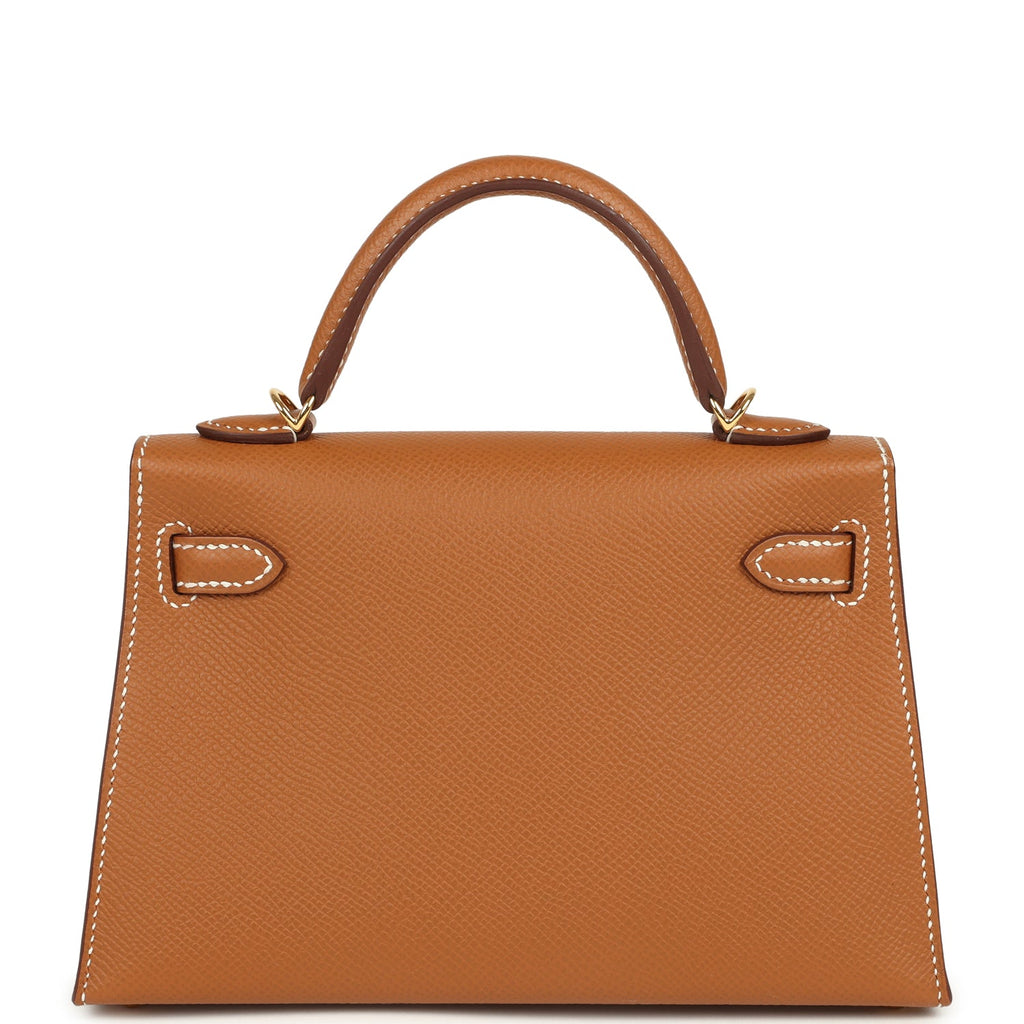 Hermes Kelly Sellier 20 Gold Epsom Gold Hardware