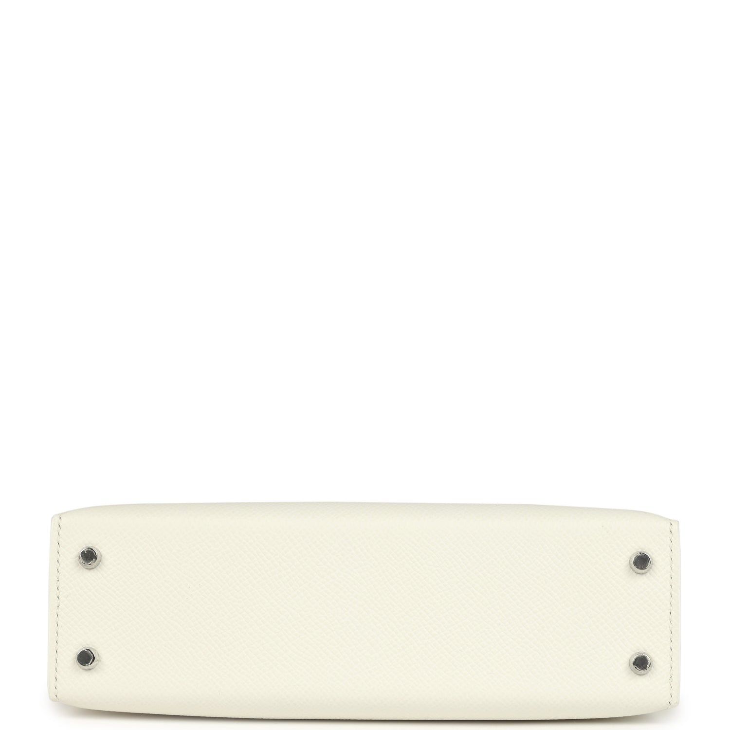 Hermes Kelly Sellier 20 New White Epsom Palladium Hardware