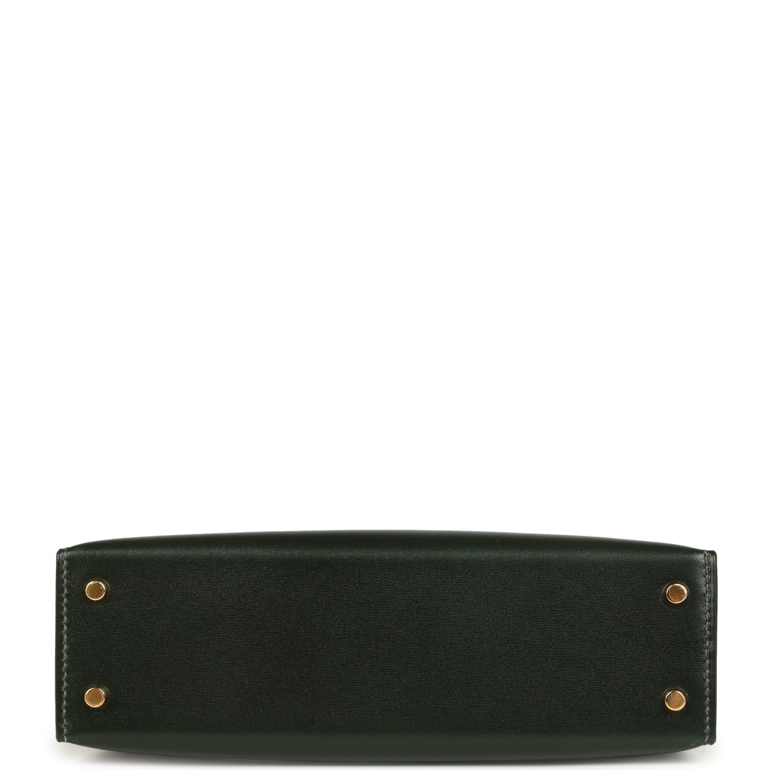 Hermes Kelly Sellier 20 Vert Fonce Box Gold Hardware