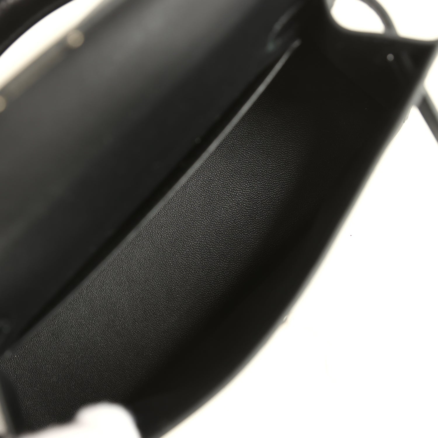 Hermes Kelly Sellier 20 Black Box Palladium Hardware