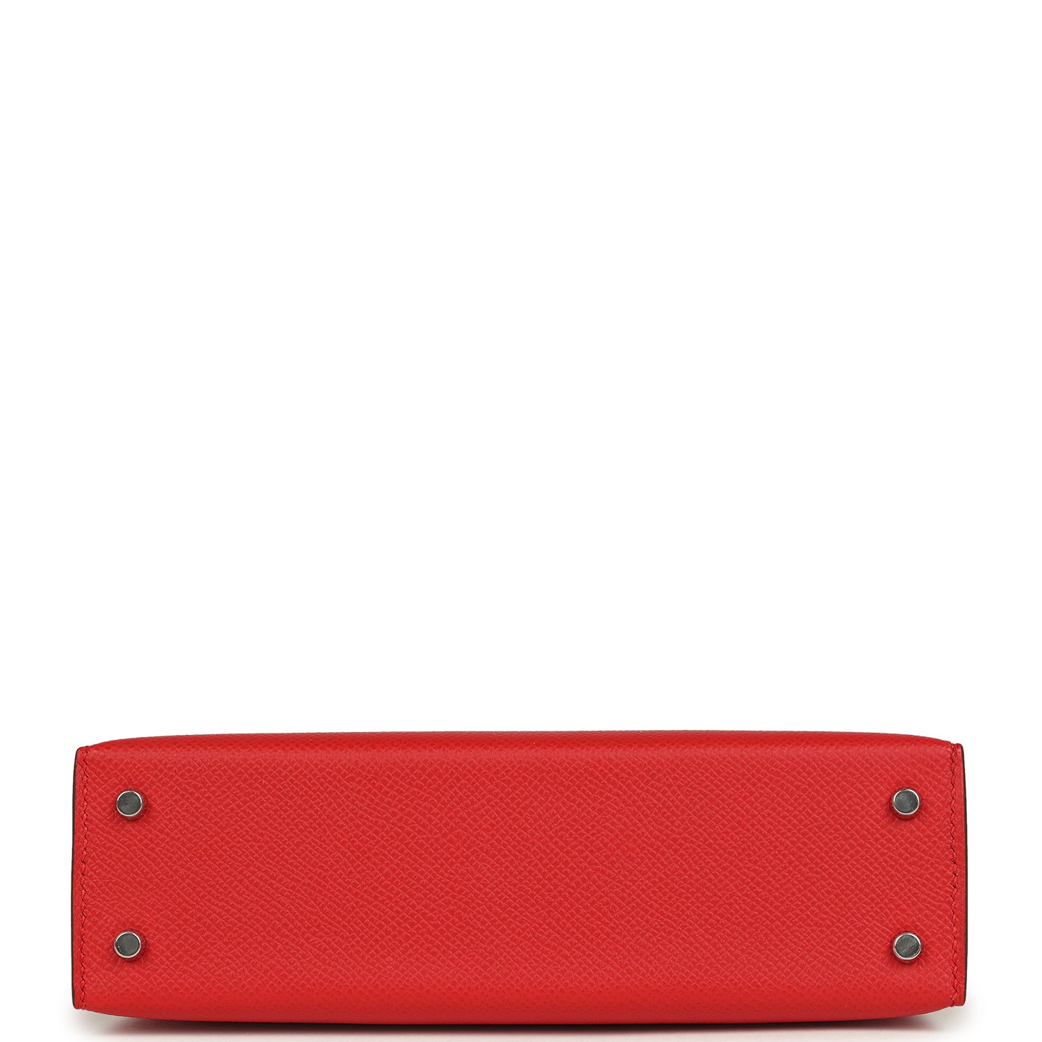 Hermes Kelly Sellier 20 Rouge de Coeur Epsom Palladium Hardware