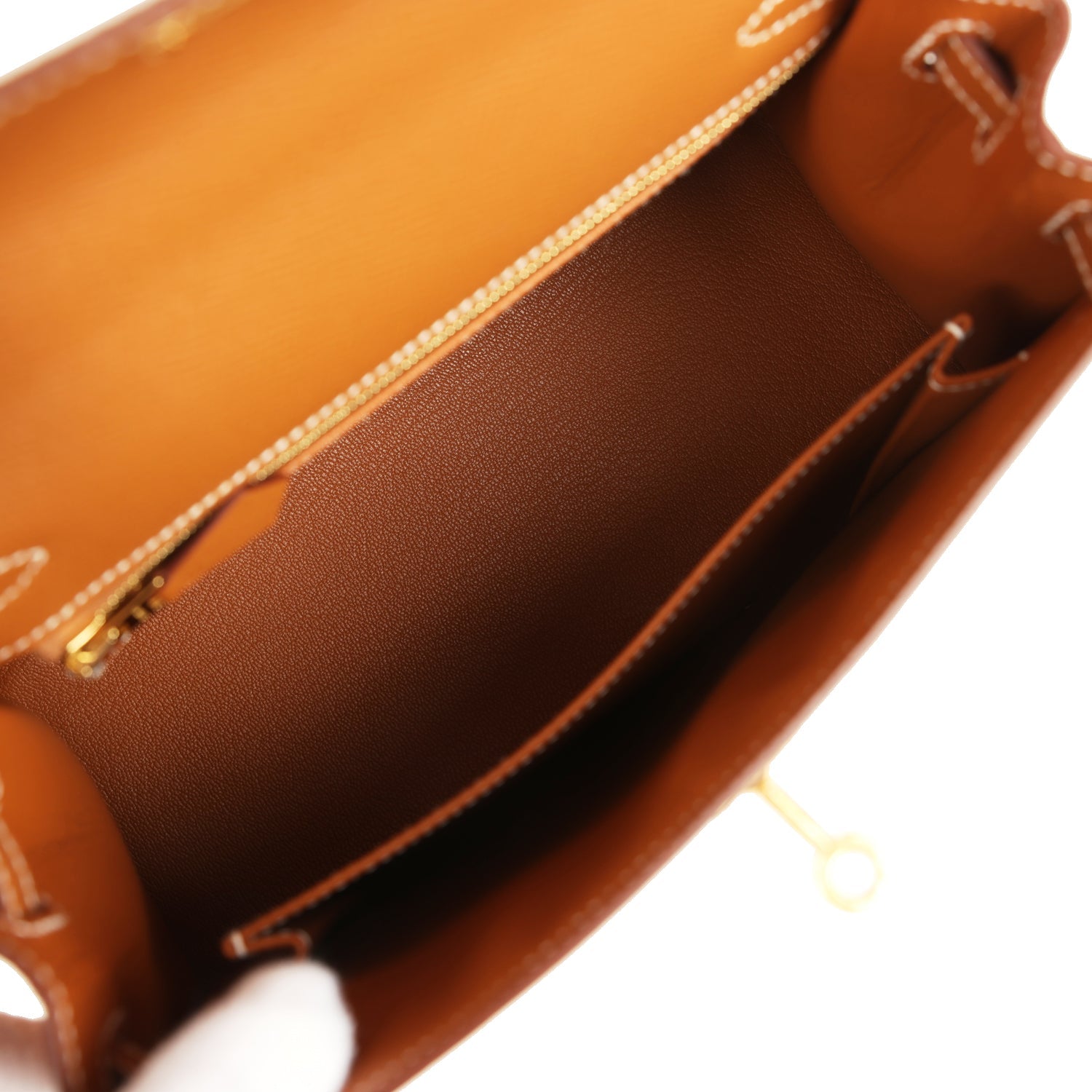 Hermes Kelly Sellier 25 Gold Epsom Gold Hardware