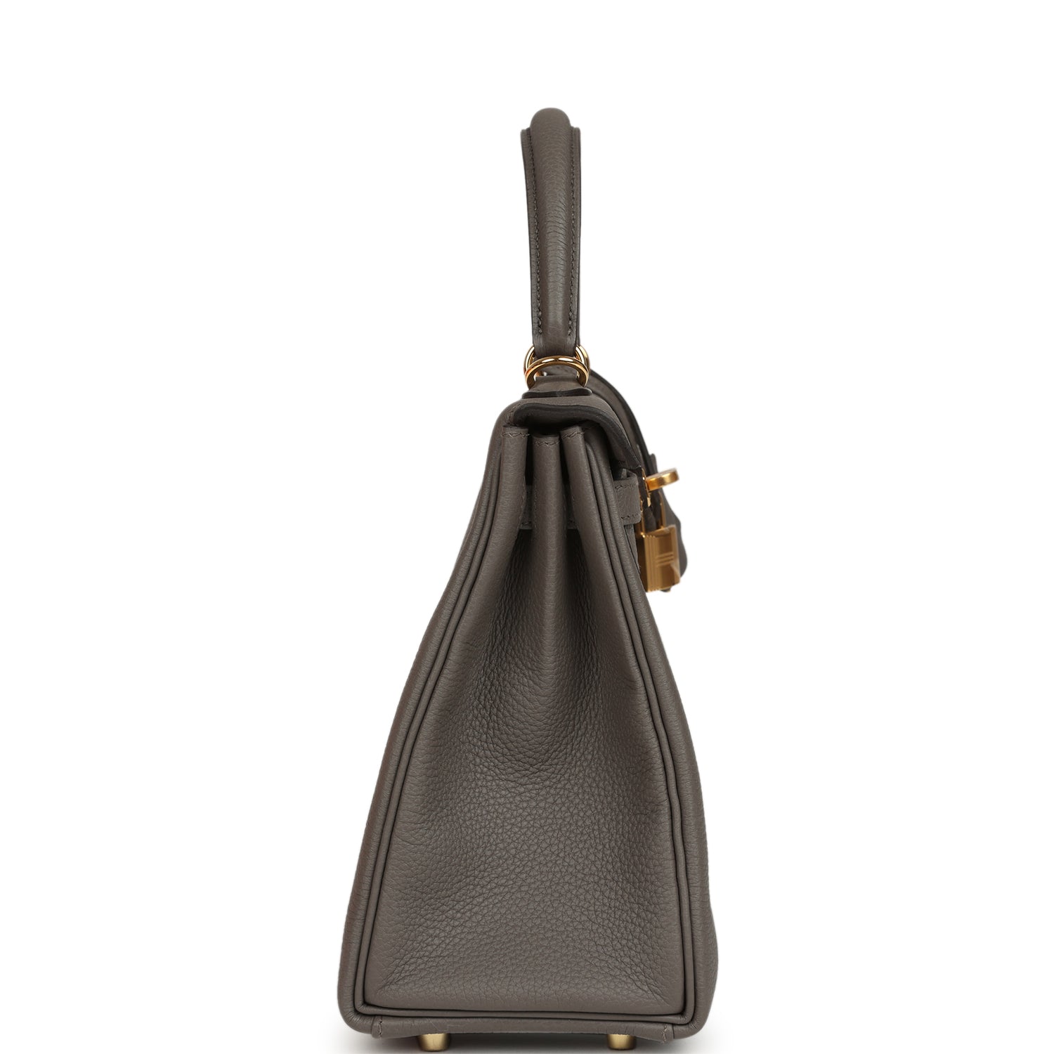 Hermes Kelly Retourne 25 Etain Togo Gold Hardware