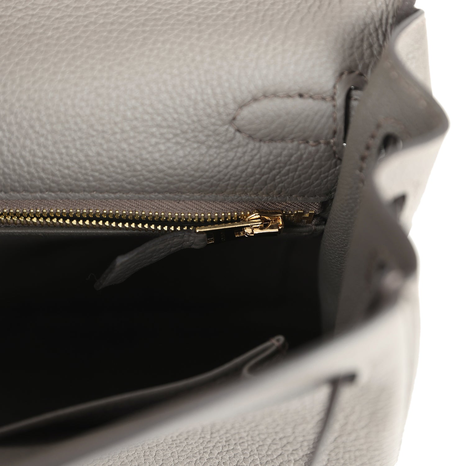 Hermes Kelly Retourne 25 Etain Togo Gold Hardware