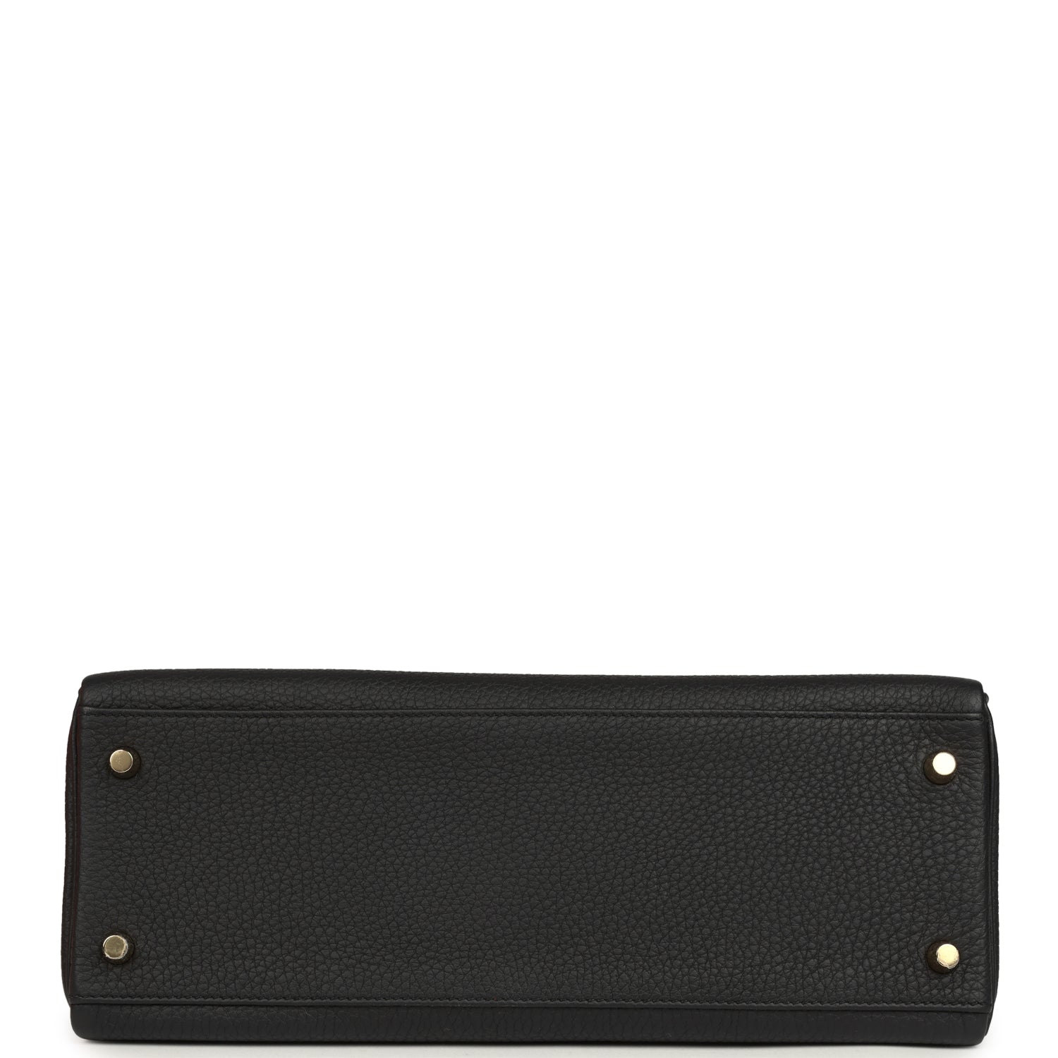 Hermes Kelly Retourne 32 Black Togo Gold Hardware
