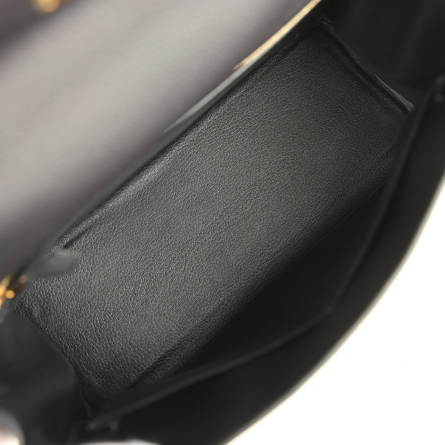 Hermes Kelly Retourne 32 Black Togo Gold Hardware