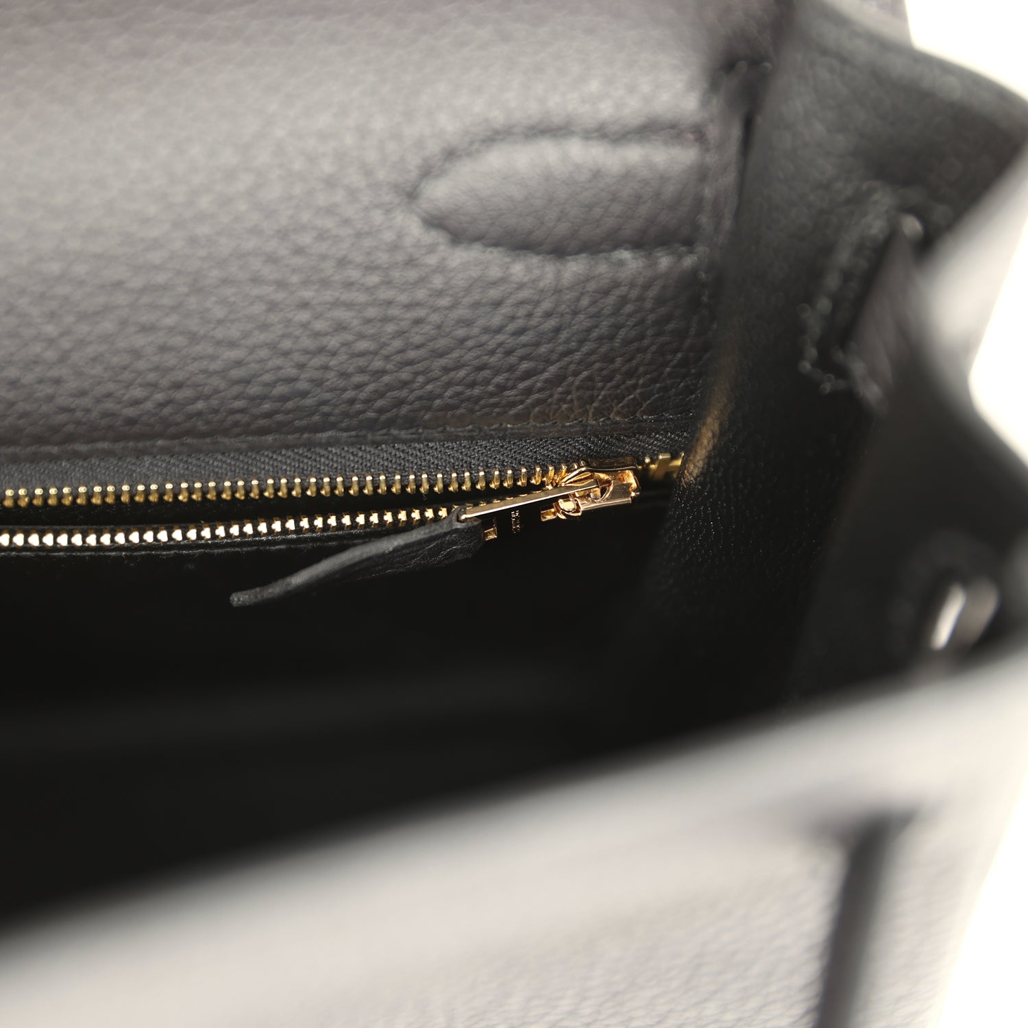 Hermes Kelly Retourne 32 Black Togo Gold Hardware