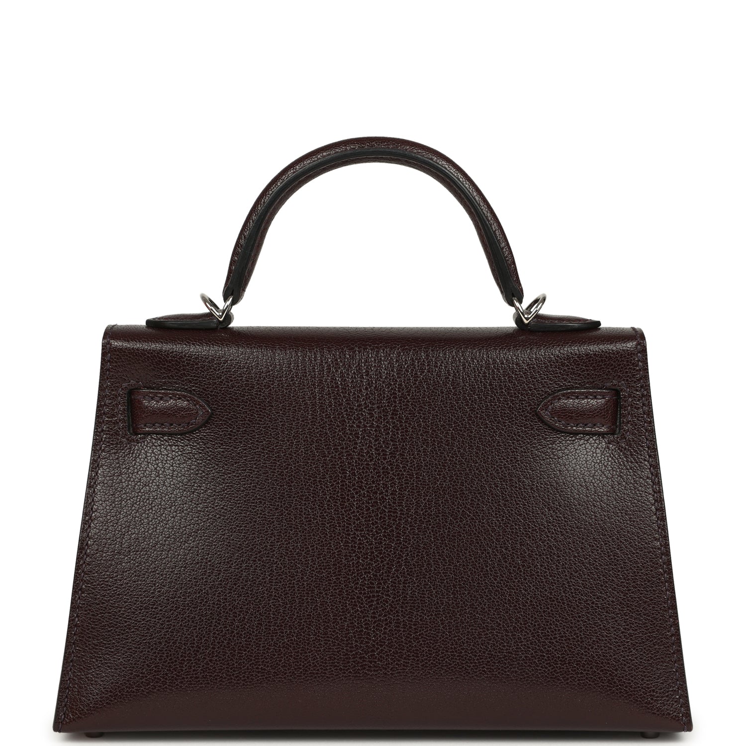 Hermes Kelly Sellier 20 Rouge Sellier Chevre Chamkila Palladium Hardware