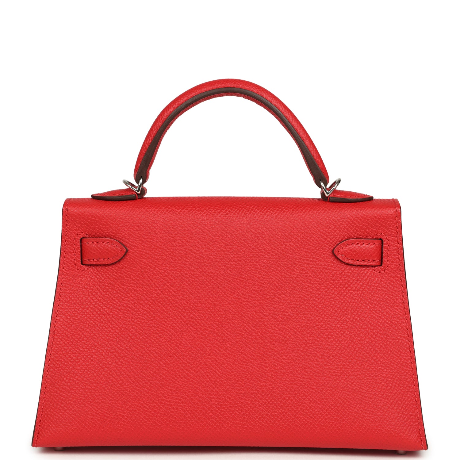 Hermes Kelly Sellier 20 Rouge Radieux Epsom Palladium Hardware