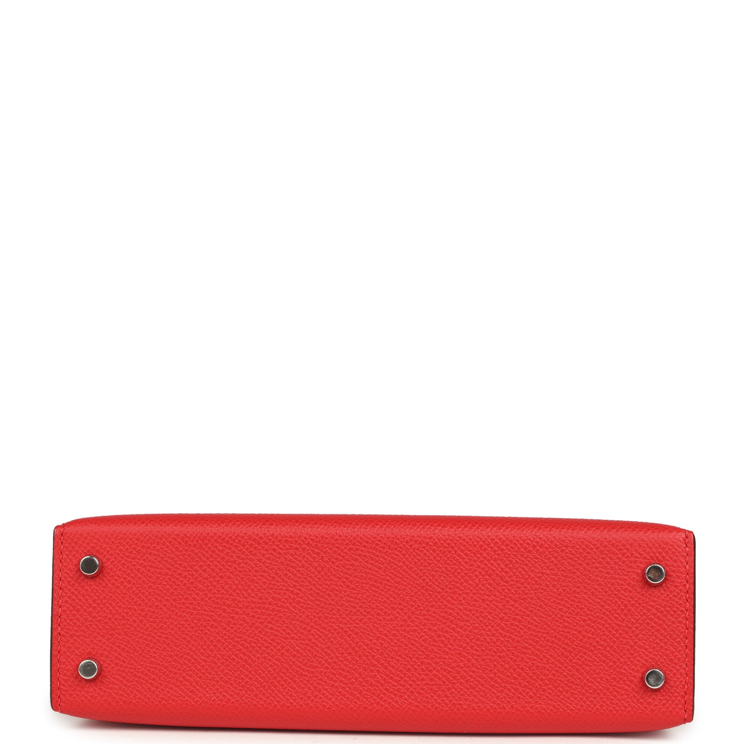 Hermes Kelly Sellier 20 Rouge Radieux Epsom Palladium Hardware