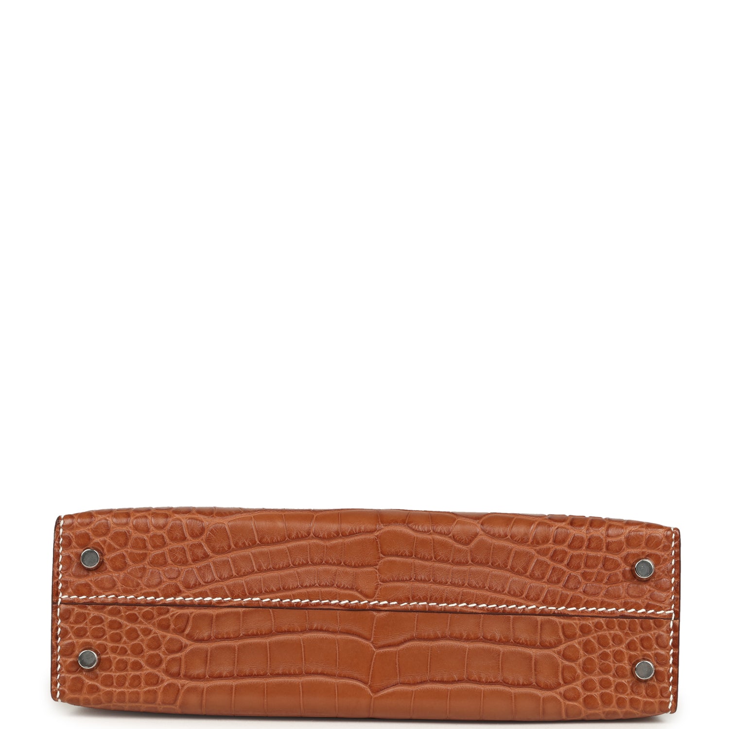 Hermes Special Order (HSS) Kelly Sellier 20 Gold Verso Matte Alligator Palladium Hardware