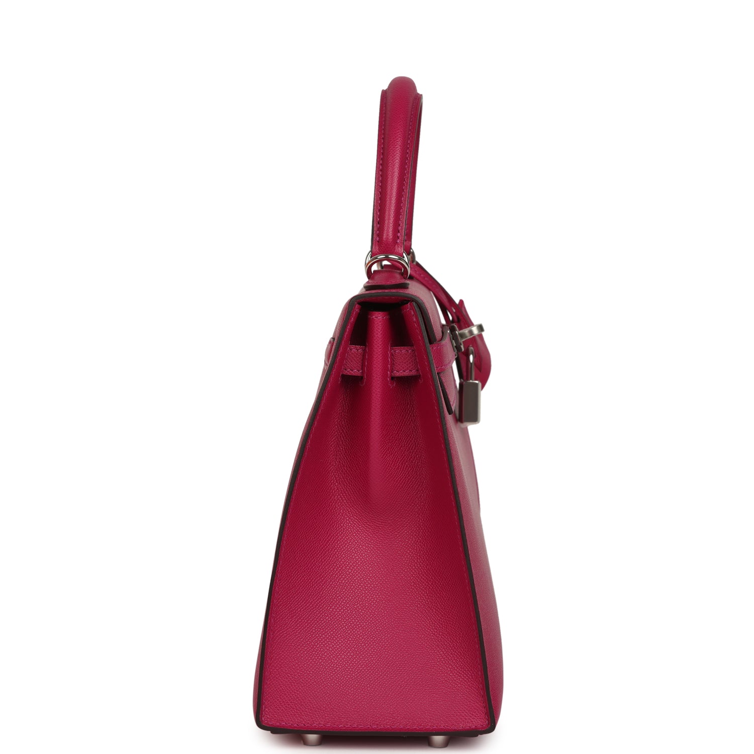 Hermes Kelly Sellier 25 Rose Poupre Madame Palladium Hardware
