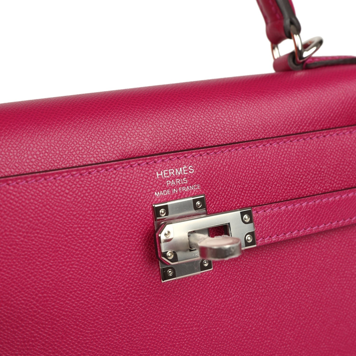 Hermes Kelly Sellier 25 Rose Poupre Madame Palladium Hardware