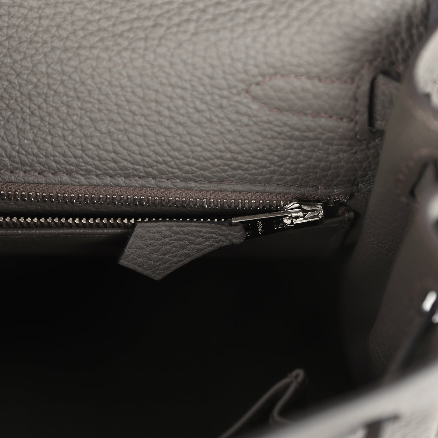 Hermes Kelly Retourne 25 Etain Togo Palladium Hardware