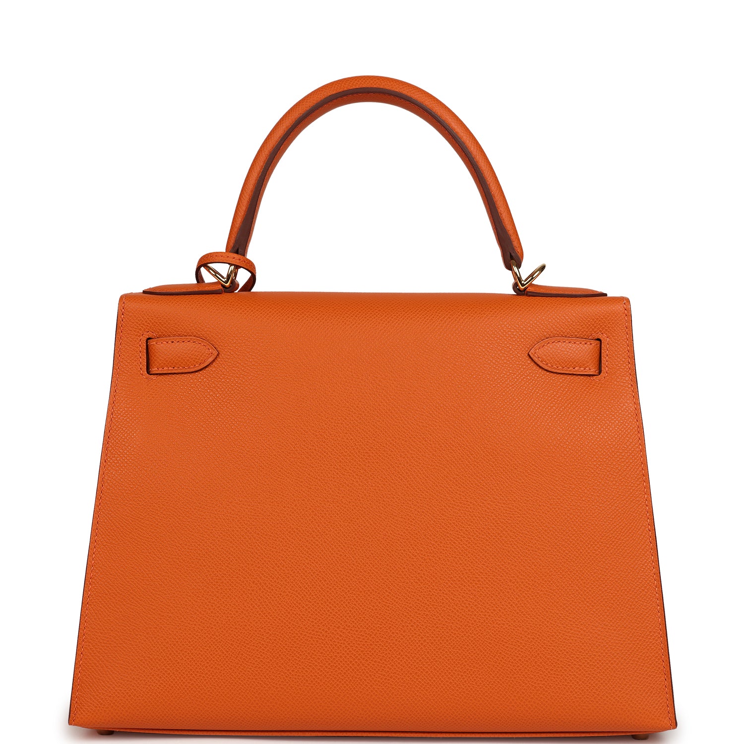 Hermes Kelly Sellier 28 Orange Epsom Gold Hardware