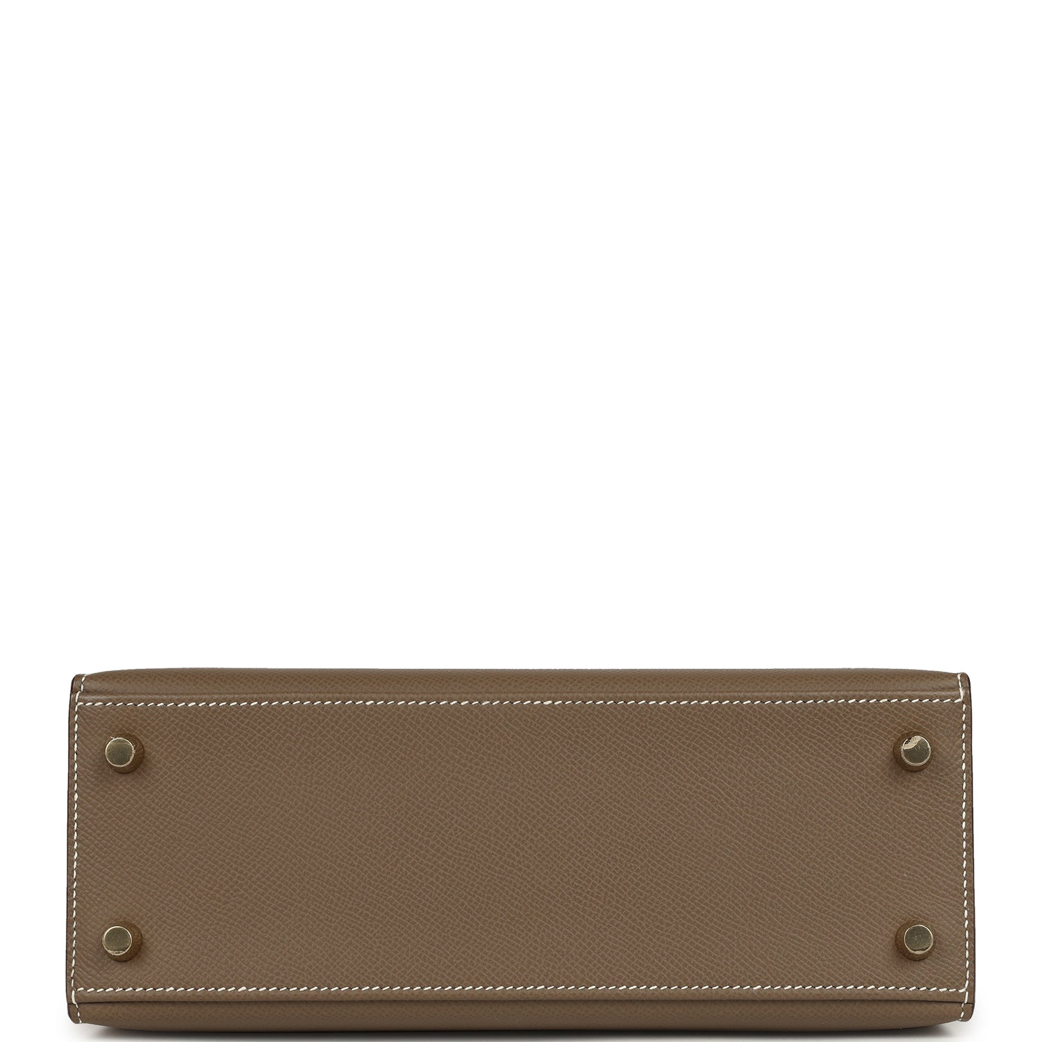 Hermes Kelly Sellier 25 Etoupe Epsom Gold Hardware
