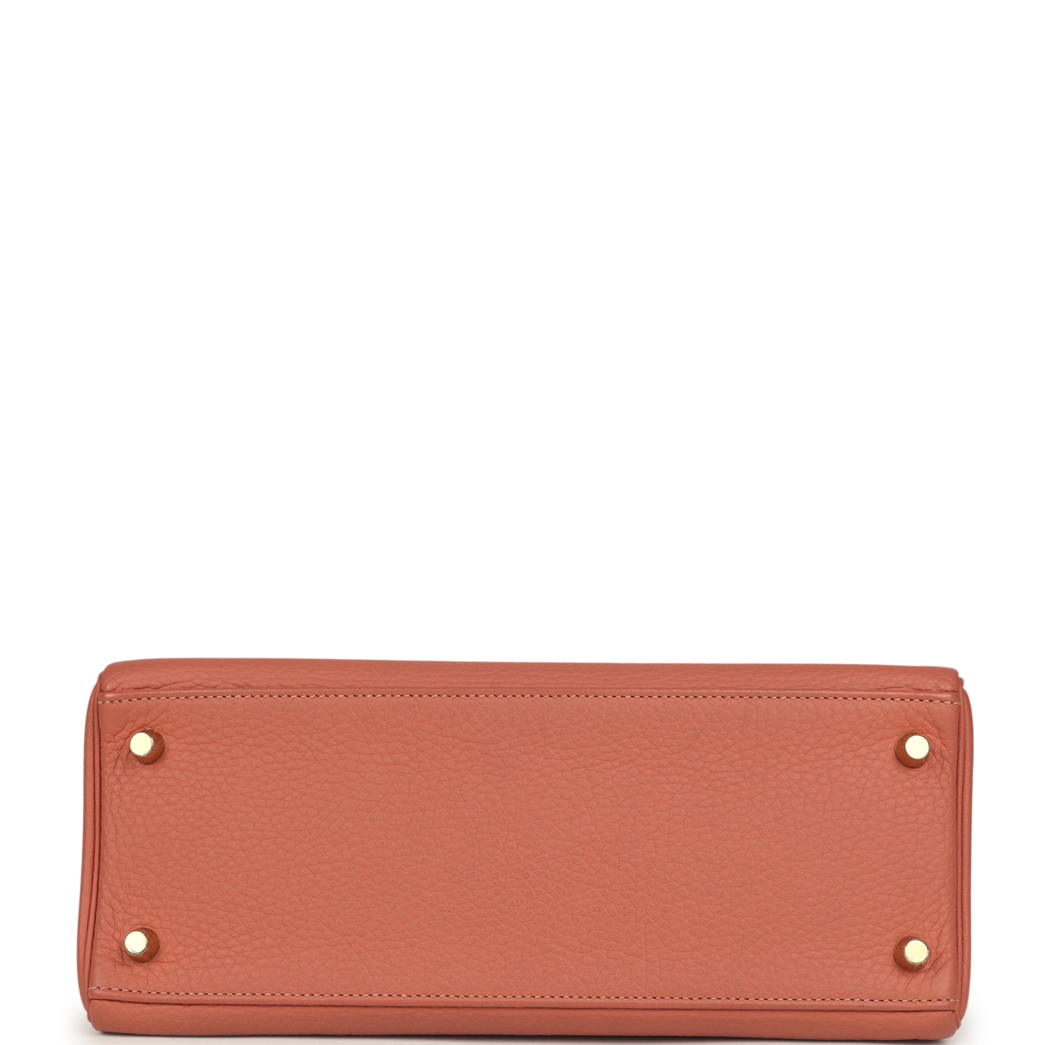 Pre-owned Hermes Kelly Retourne 28 Rosy Togo Gold Hardware
