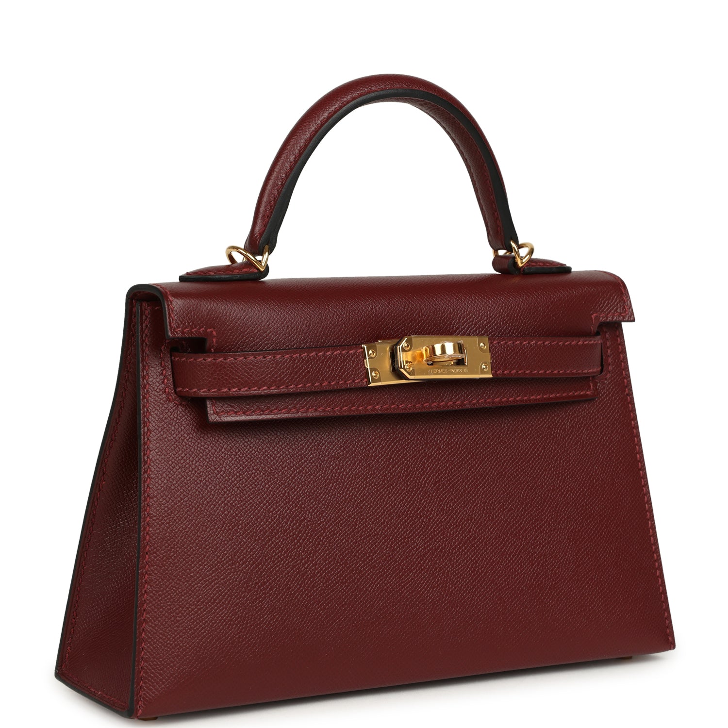 Hermes Kelly Sellier 20 Rouge H Madame Gold Hardware