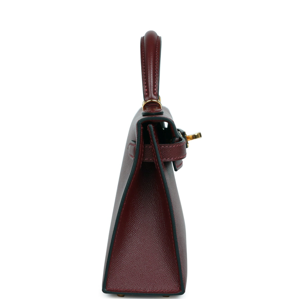 Hermes Kelly Sellier 20 Rouge H Madame Gold Hardware