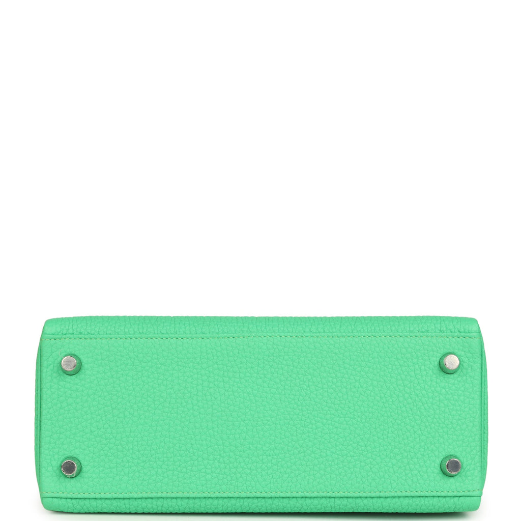 Hermes Kelly Retourne 25 Vert Comics Togo Palladium Hardware