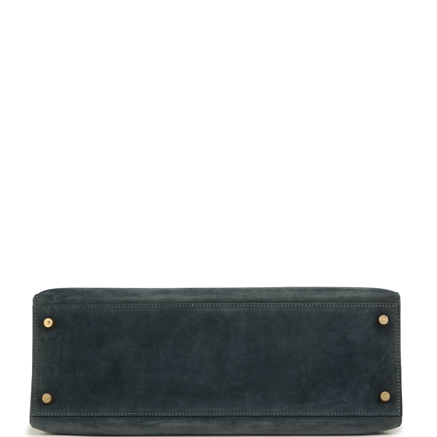 New Hermes Kelly Sellier 32 Bleu Indigo Doblis Gold Hardware