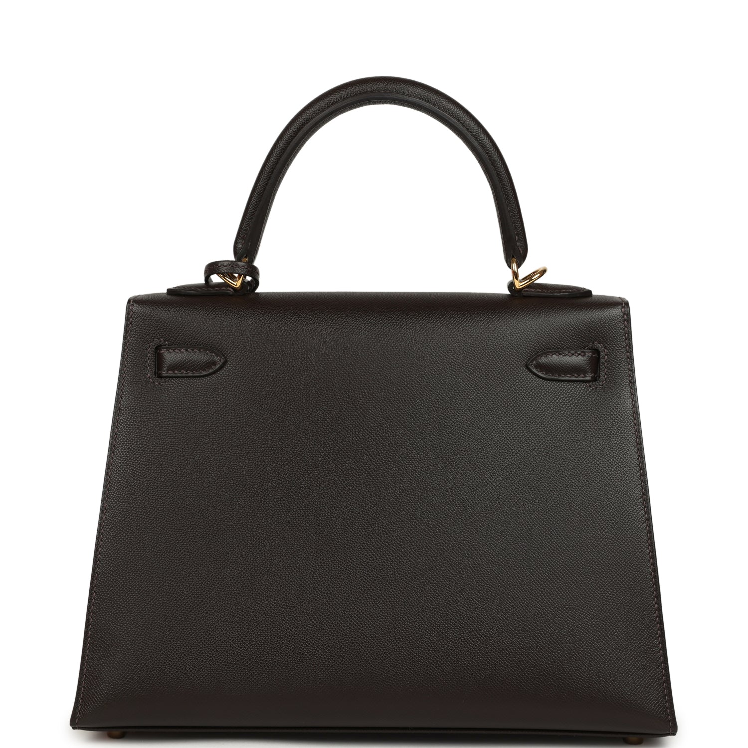 Hermes Kelly Sellier 25 Bai Brun Madame Gold Hardware