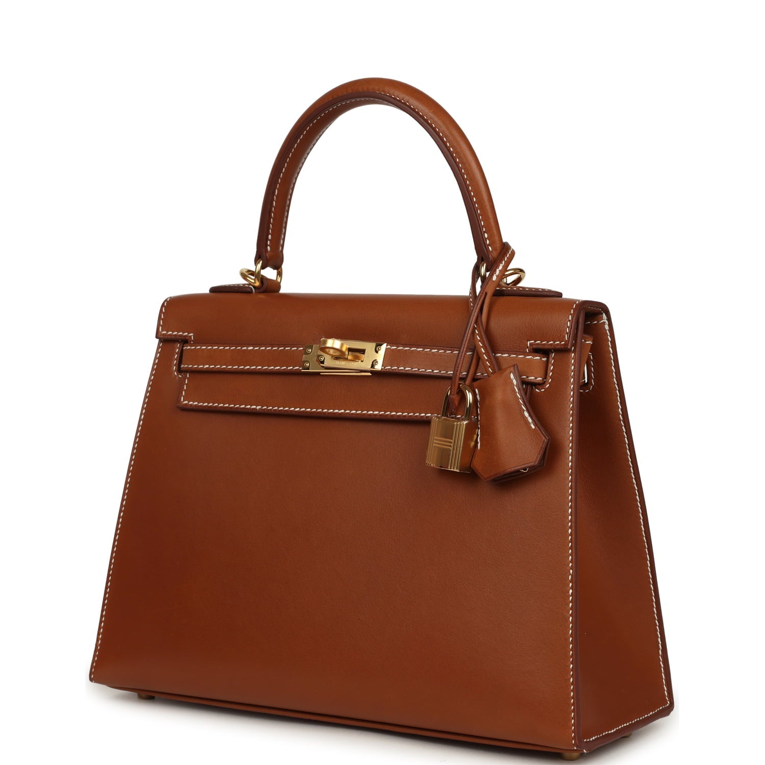 Hermes Kelly Sellier 25 Fauve Barenia Gold Hardware