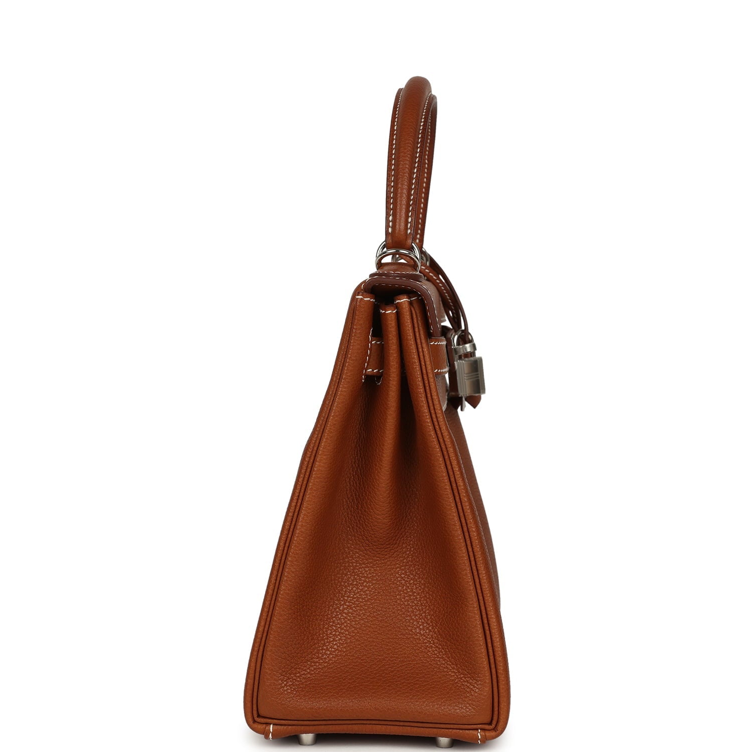 Hermes Kelly Retourne 28 Fauve Barenia Faubourg Palladium Hardware