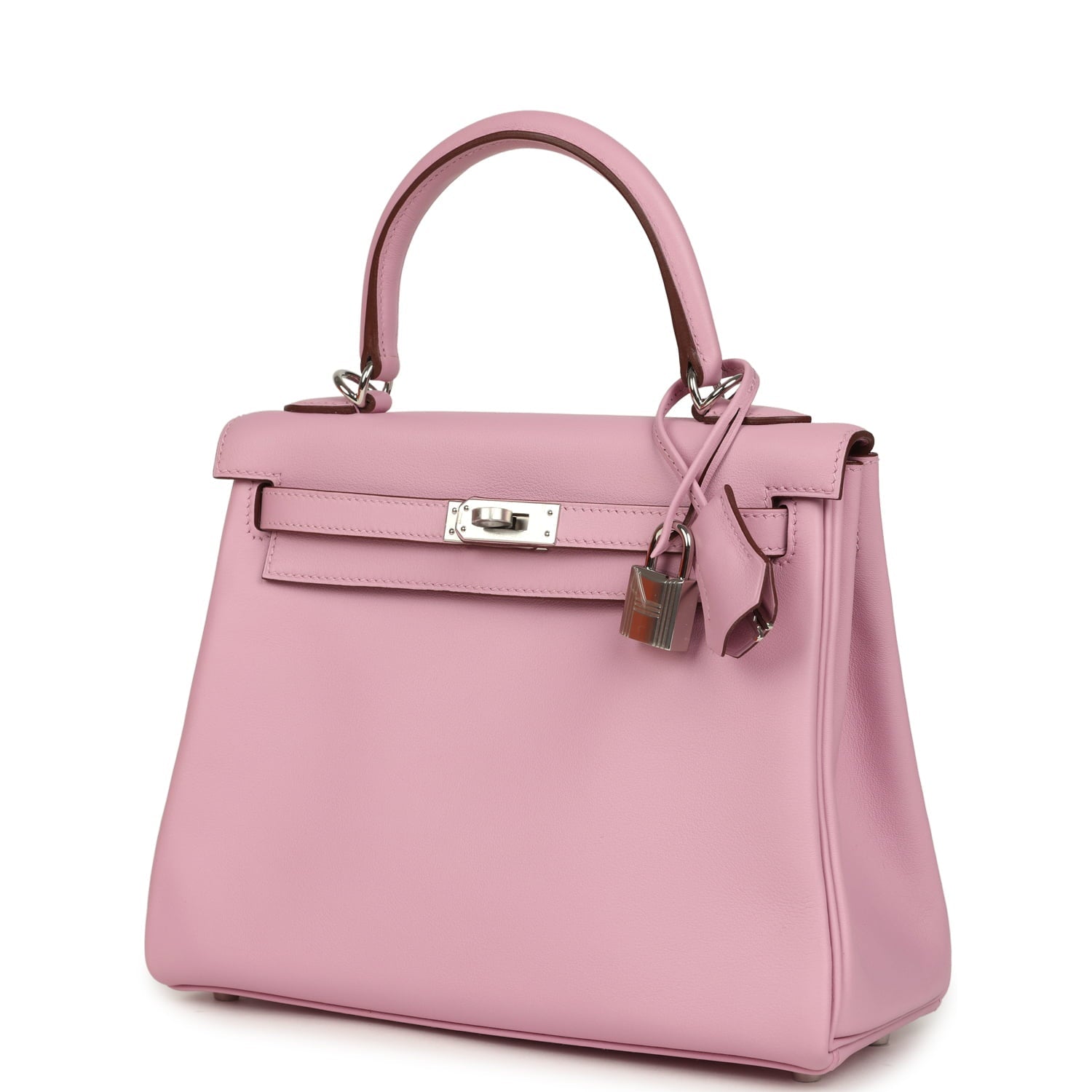 Hermes Kelly Retourne 25 Mauve Sylvestre Swift Palladium Hardware