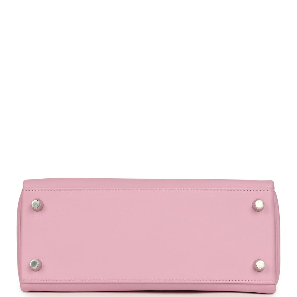 Hermes Kelly Retourne 25 Mauve Sylvestre Swift Palladium Hardware