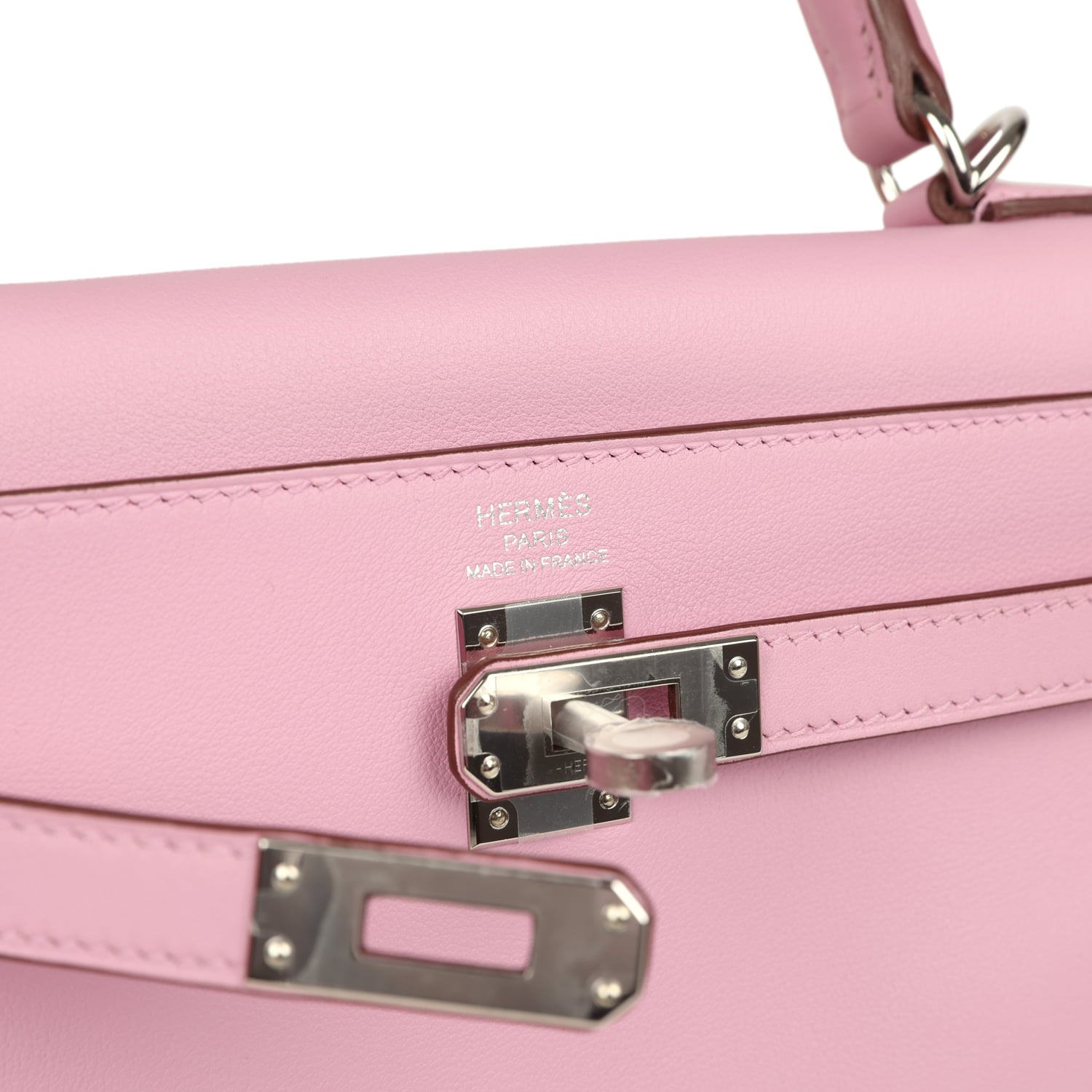 Hermes Kelly Retourne 25 Mauve Sylvestre Swift Palladium Hardware