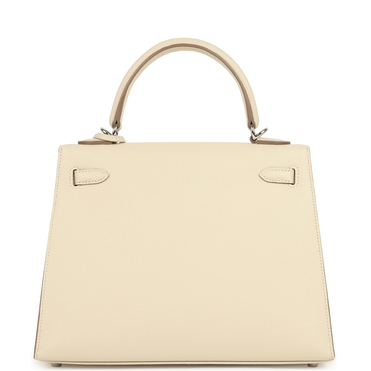 Hermes Kelly Sellier 25 Craie Epsom Electrum Hardware