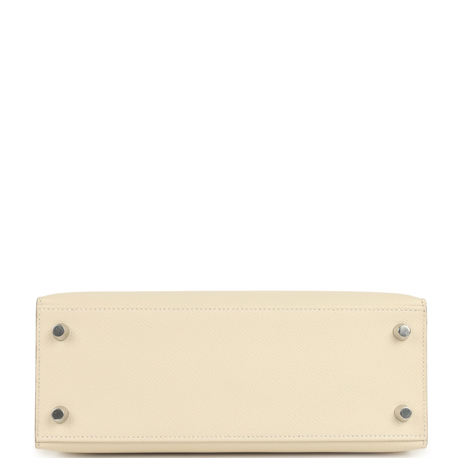 Hermes Kelly Sellier 25 Craie Epsom Electrum Hardware