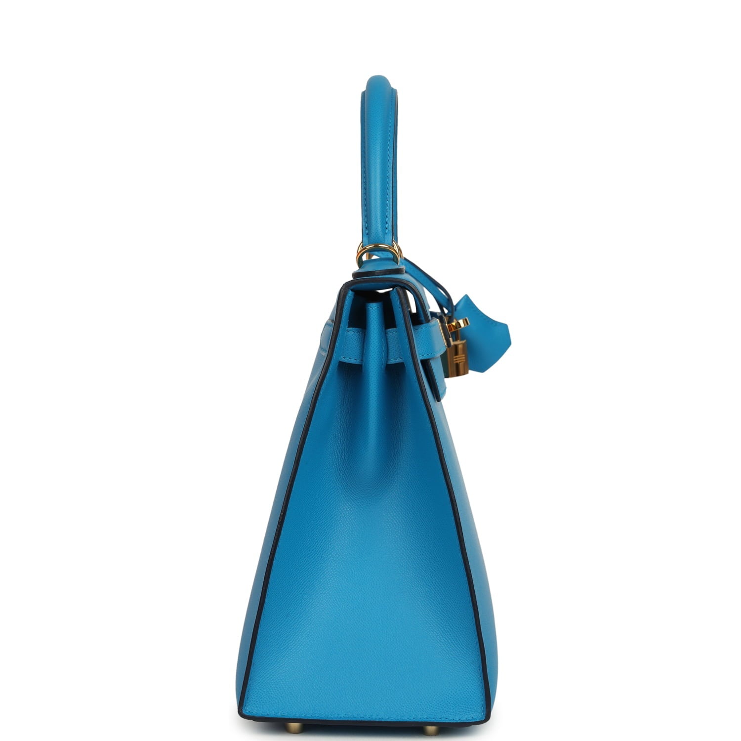 New Hermes Kelly Sellier 28 Bleu Frida Madame Gold Hardware