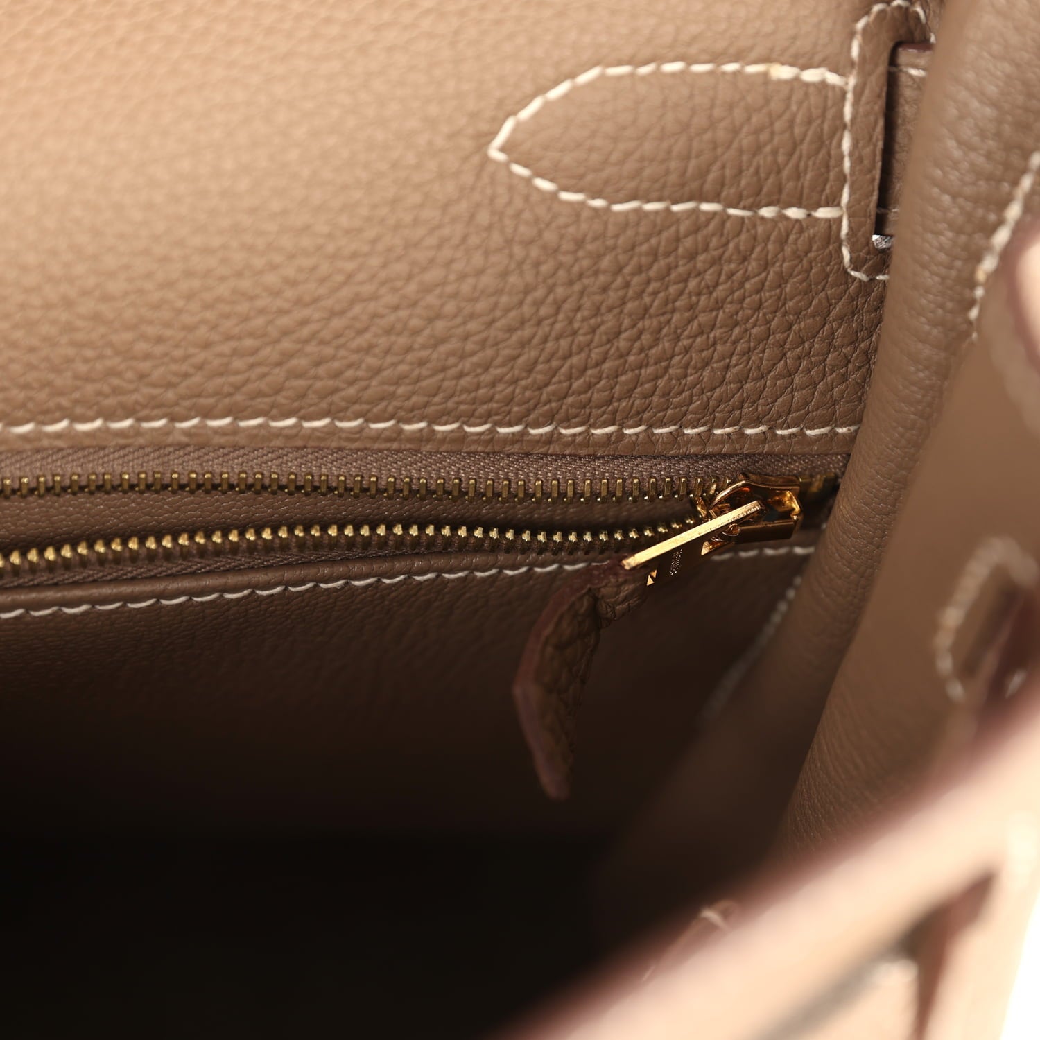 Hermes Kelly Retourne 32 Etoupe Togo Gold Hardware