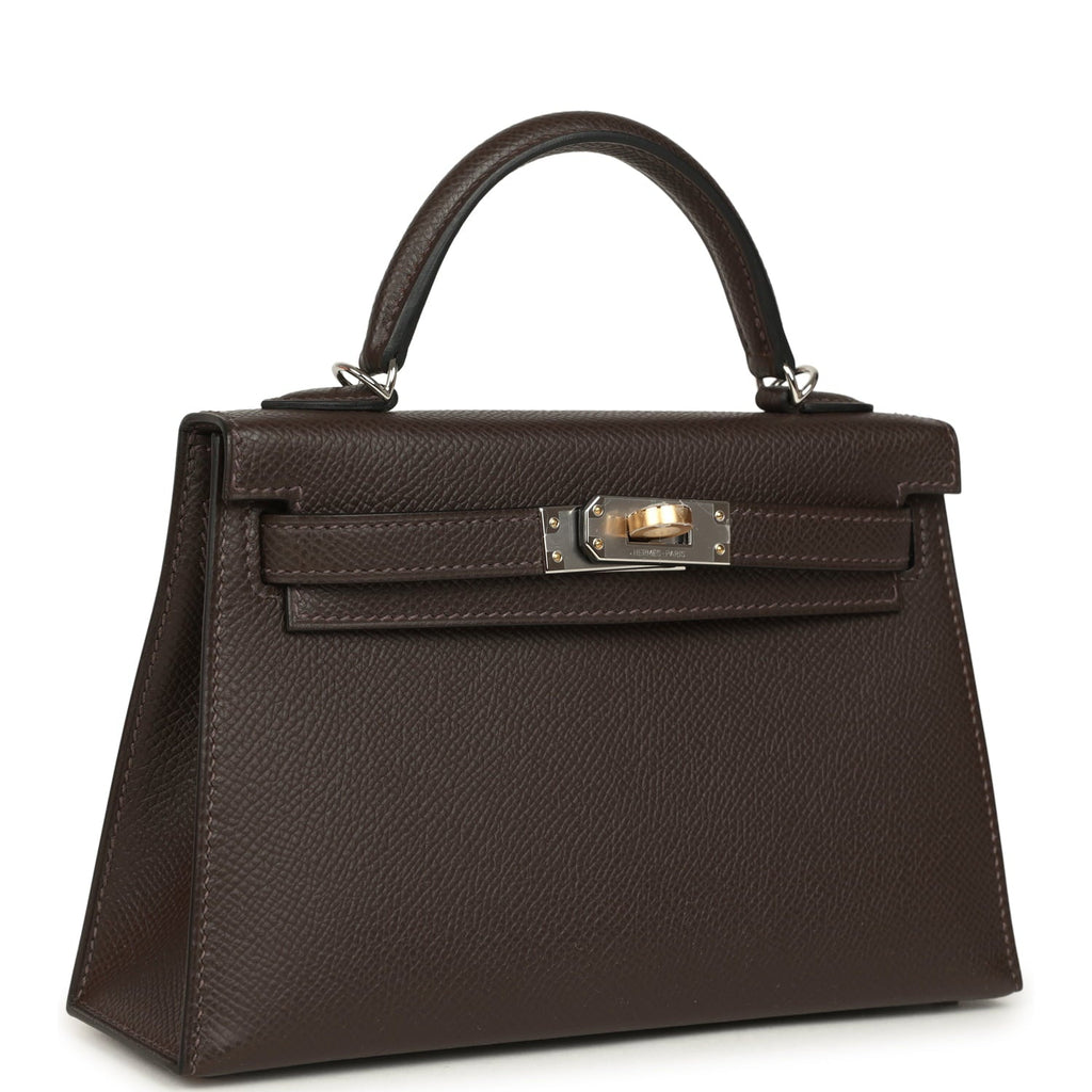 Hermes Kelly Sellier 20 Ebene Epsom Electrum Hardware