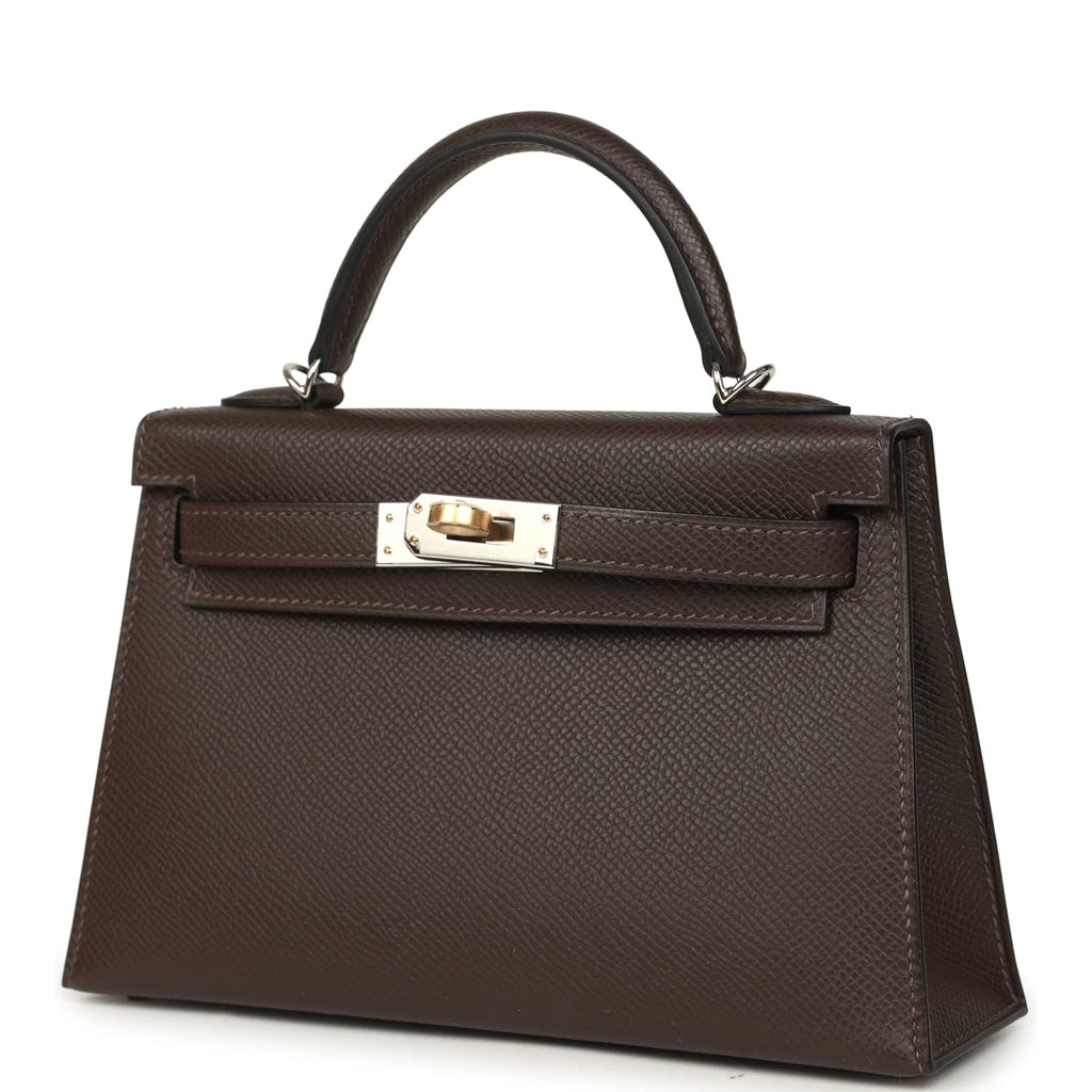Hermes Kelly Sellier 20 Ebene Epsom Electrum Hardware