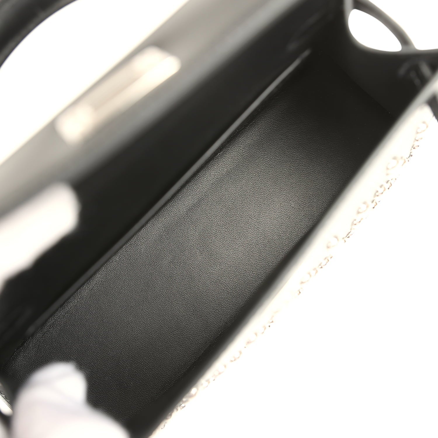 Hermes Kelly Sellier 20 Clouté Black Box Palladium Hardware