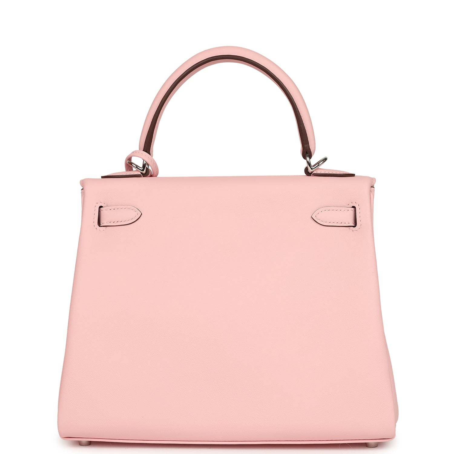 Hermes Kelly Retourne 25 Rose Sakura Swift Palladium Hardware