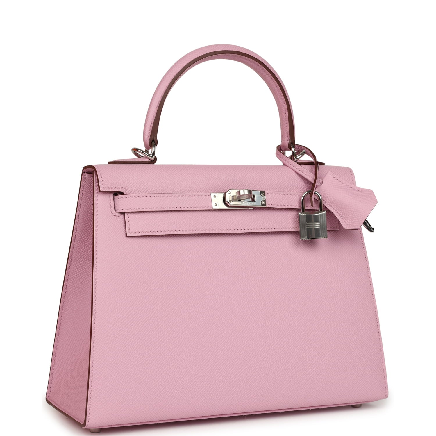 Hermes Kelly Sellier 25 Mauve Sylvestre Epsom Palladium Hardware