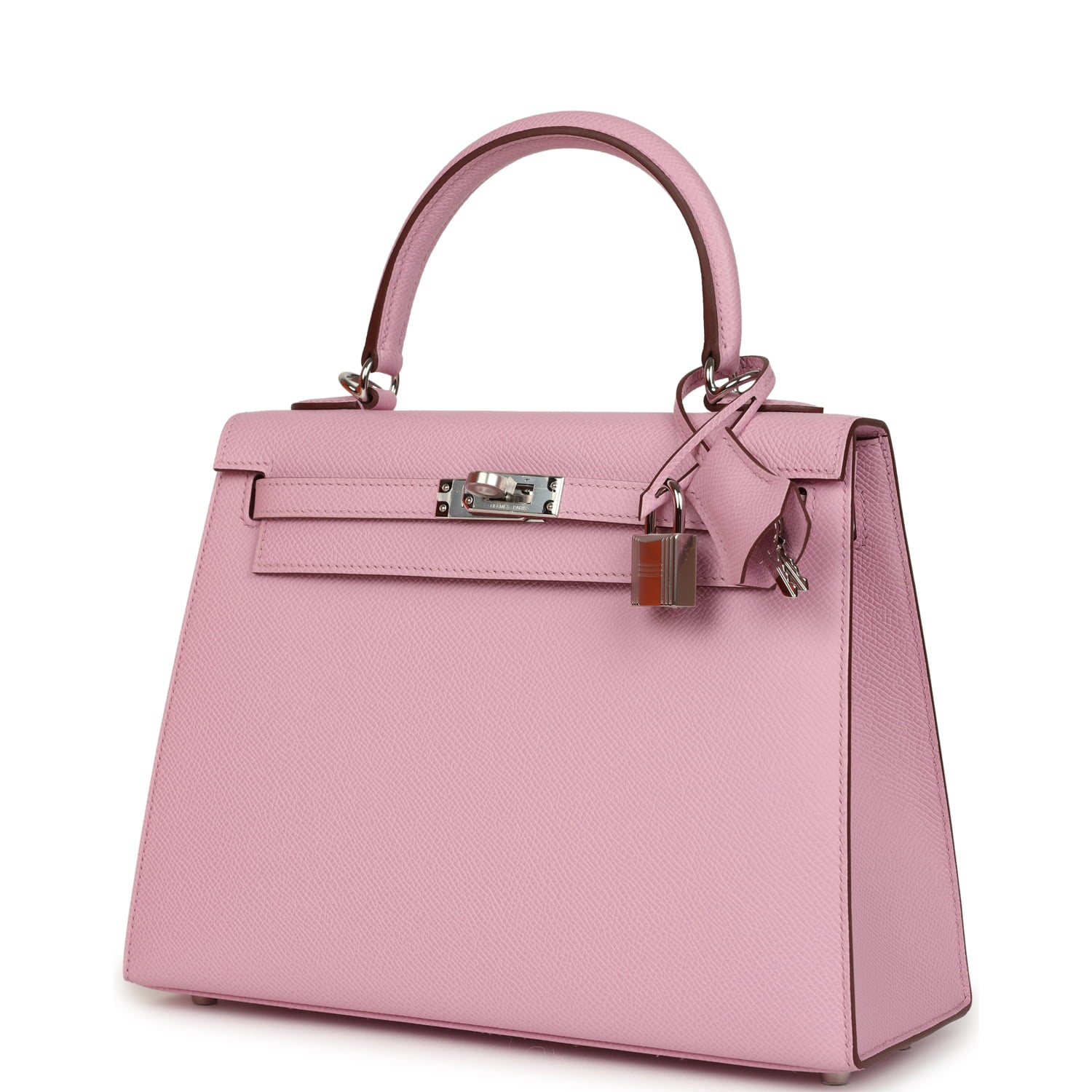 Hermes Kelly Sellier 25 Mauve Sylvestre Epsom Palladium Hardware