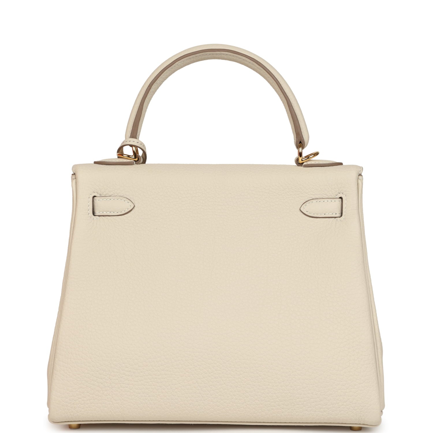Hermes Kelly Retourne 25 Craie Togo Gold Hardware