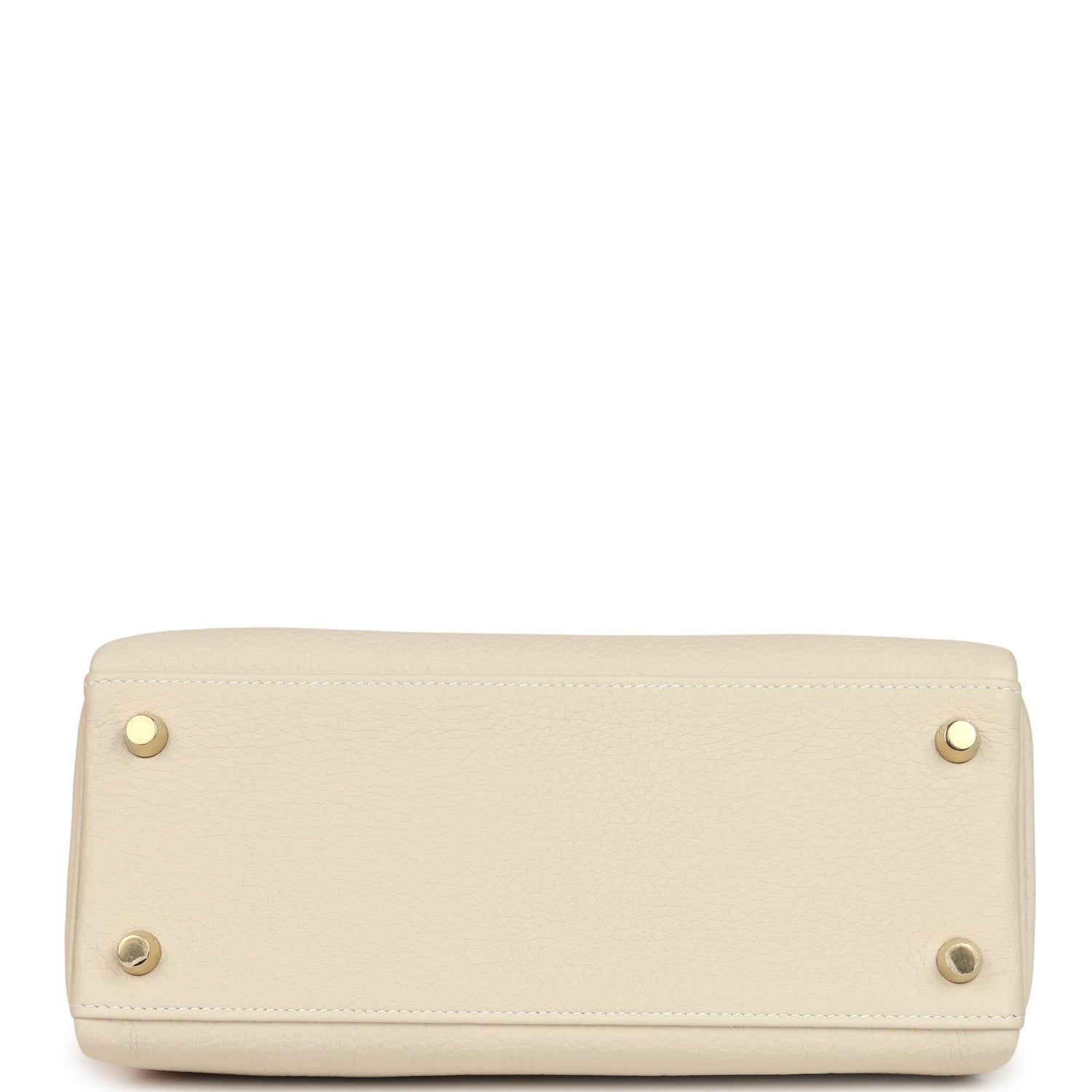 Hermes Kelly Retourne 25 Craie Togo Gold Hardware