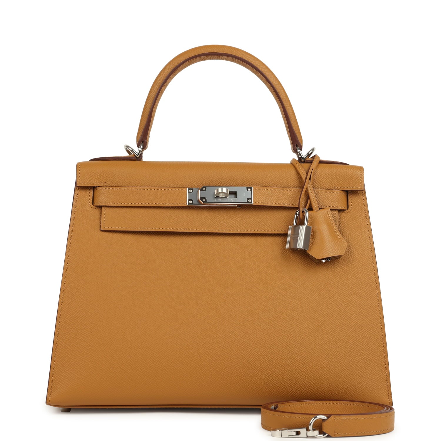 Hermes Kelly Sellier 28 Sesame Epsom Palladium Hardware