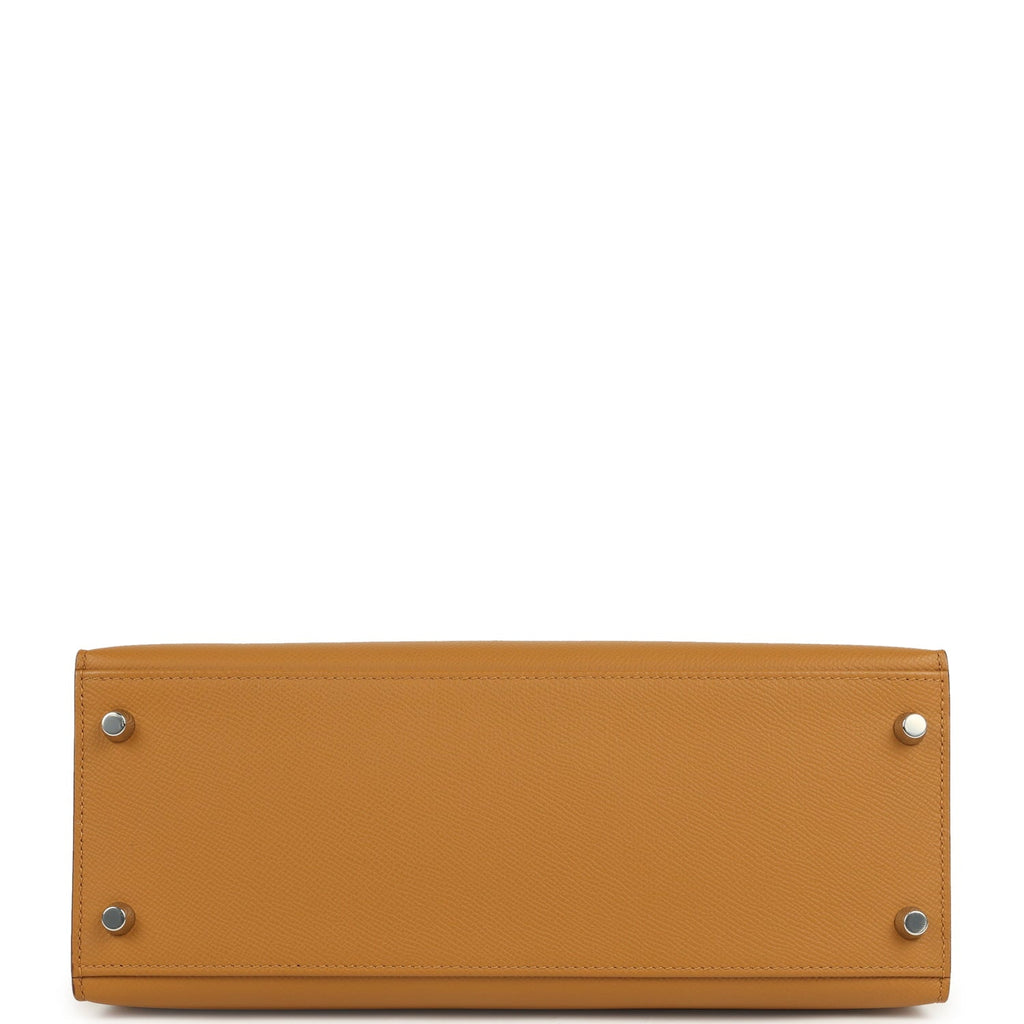 Hermes Kelly Sellier 28 Sesame Epsom Palladium Hardware