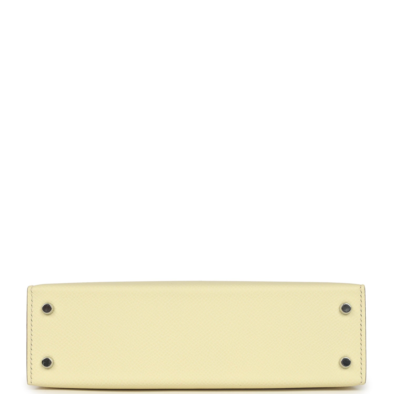 Hermes Kelly Sellier 20 Jaune Milton Epsom Palladium Hardware