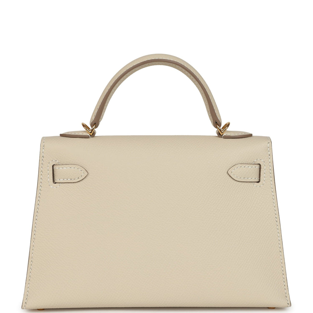 Hermes Kelly Sellier 20 Craie Epsom Gold Hardware